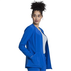 CKA384, Zip Front Scrub Jacket